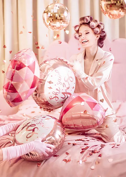 Balon din folie, Inel, 41 x 72 cm - imagine 3