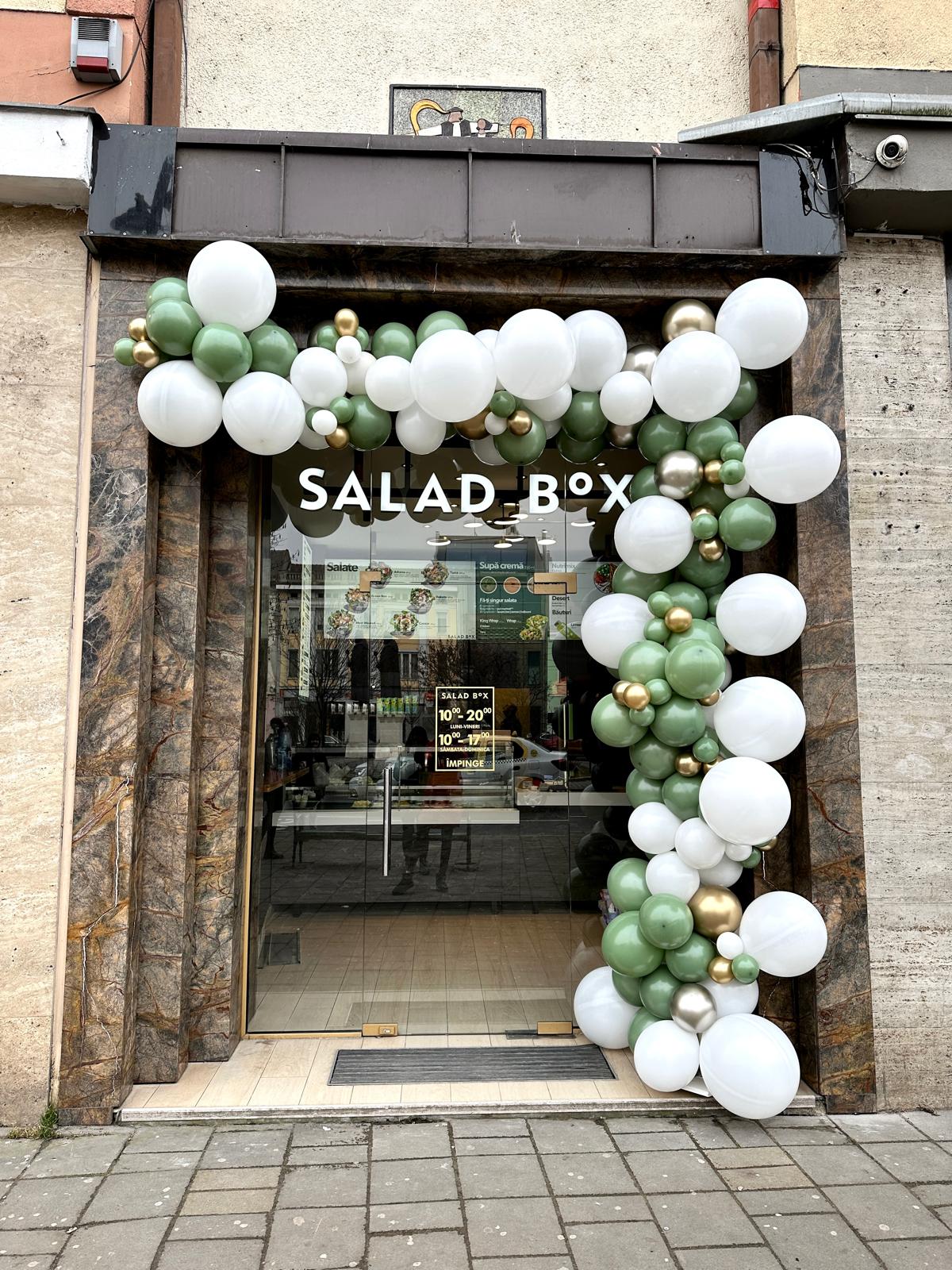 ghirlanda baloane deschidere magazin mures